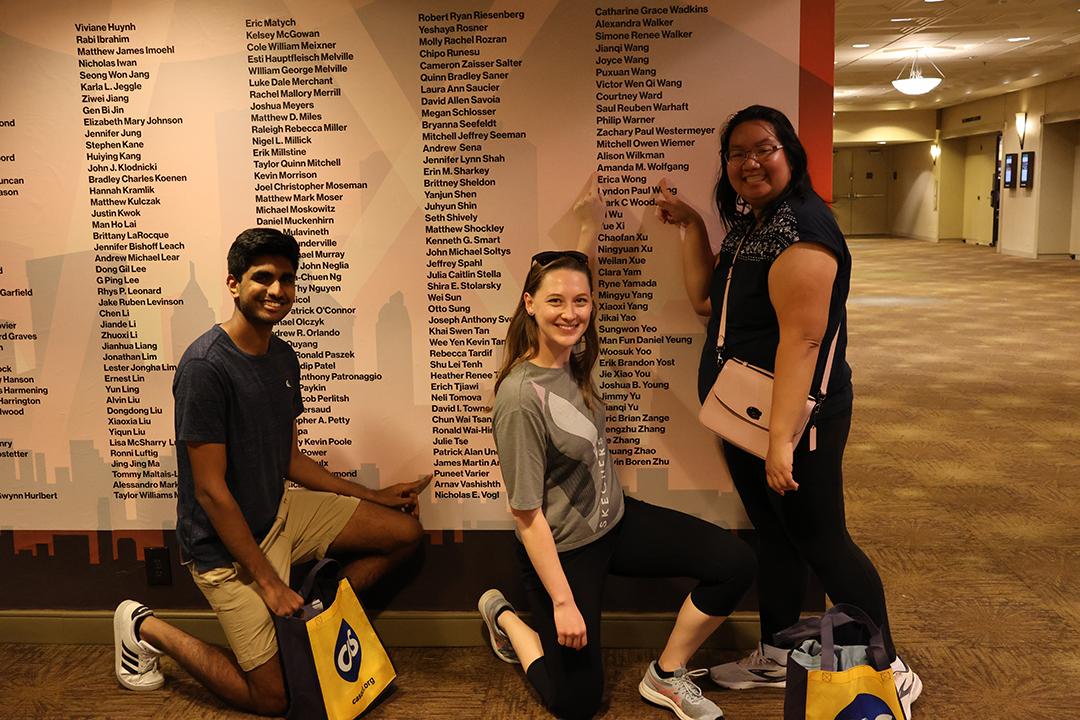 Annual Meeting Wall of Names