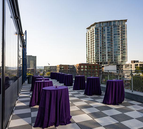 Rooftop of Bull & Bowl 
